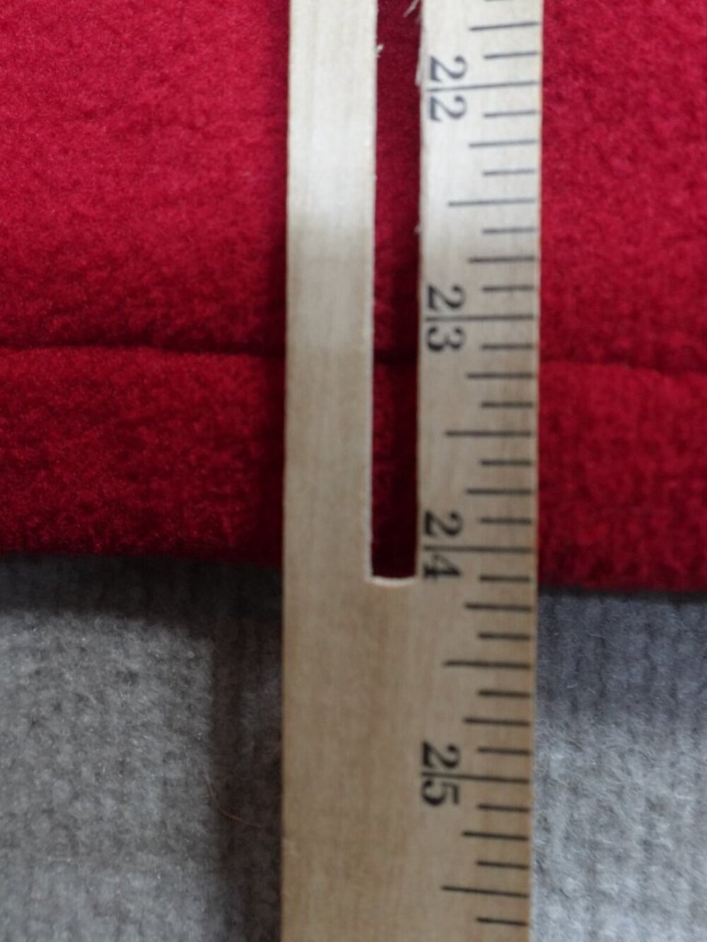 Vintage Eddie Bauer Jacket Medium Red Blue Yellow Colorblock Fleece Vest EBTEK - Picture 4 of 5